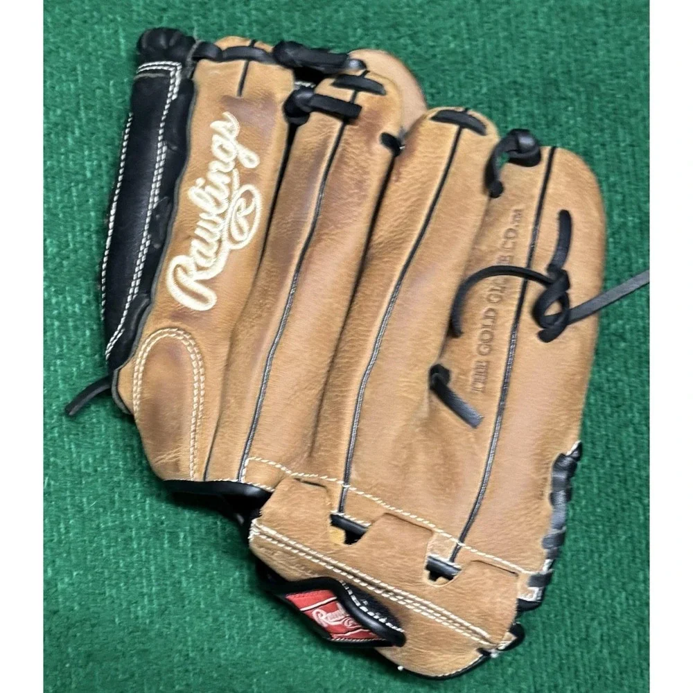 Rawlings Premium Mark Of A Pro 12.5 LHT Brown Basket-Web Adult Baseball Glove